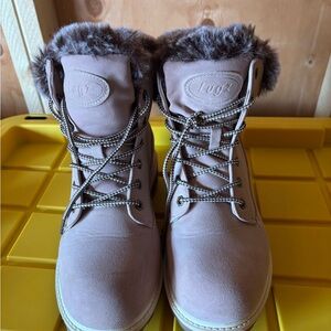 Lugz Women's Brown Fur-Lined Winter Boots